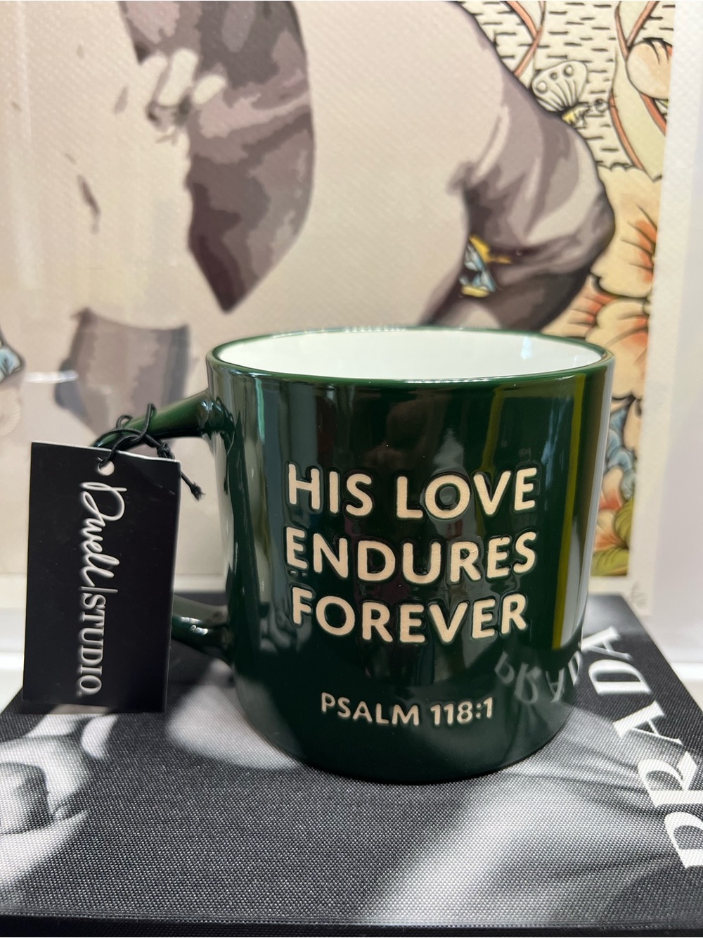 NEW Dwell Studio Psalm 118:1 Mug